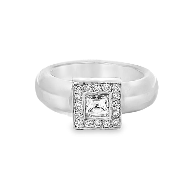 0.49 Carat Natural Round Diamond Ring – Tycoon Halo