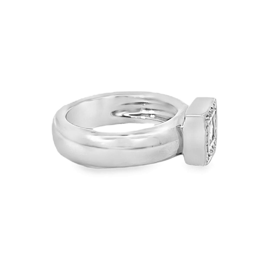 0.49 Carat Natural Round Diamond Ring – Tycoon Halo