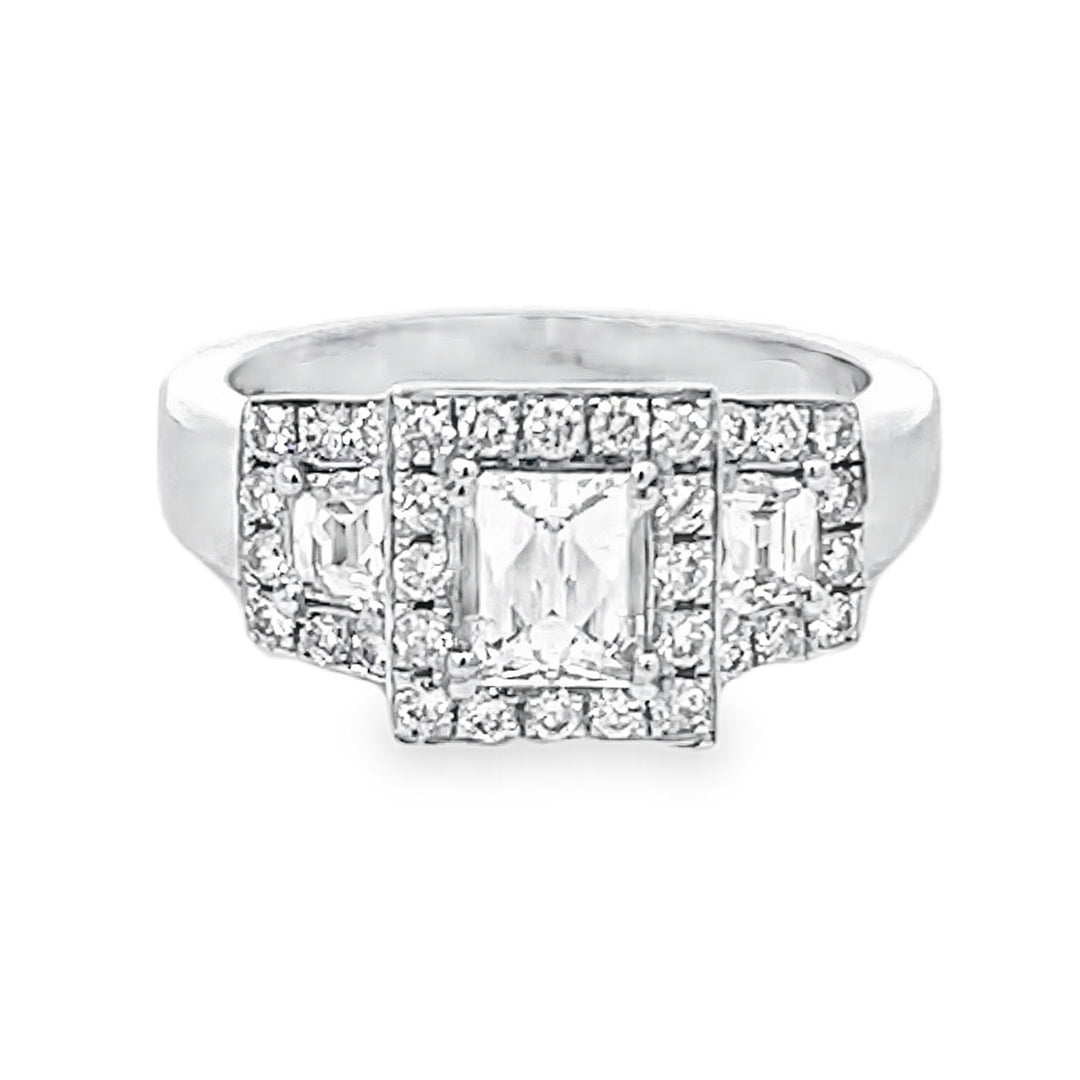 White Gold 1.45 Carat Tycoon Ring