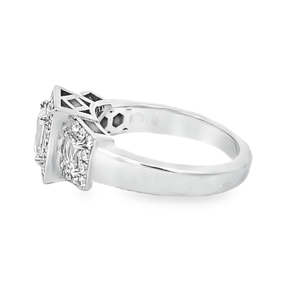 White Gold 1.45 Carat Tycoon Ring
