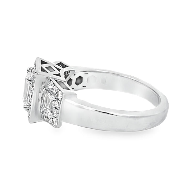 White Gold 1.45 Carat Tycoon Ring