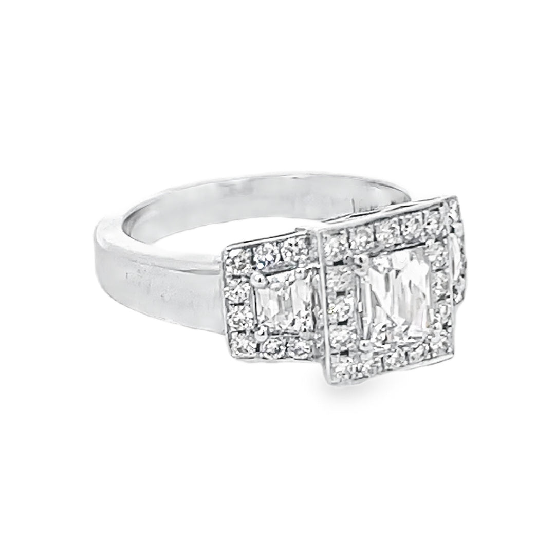 White Gold 1.45 Carat Tycoon Ring