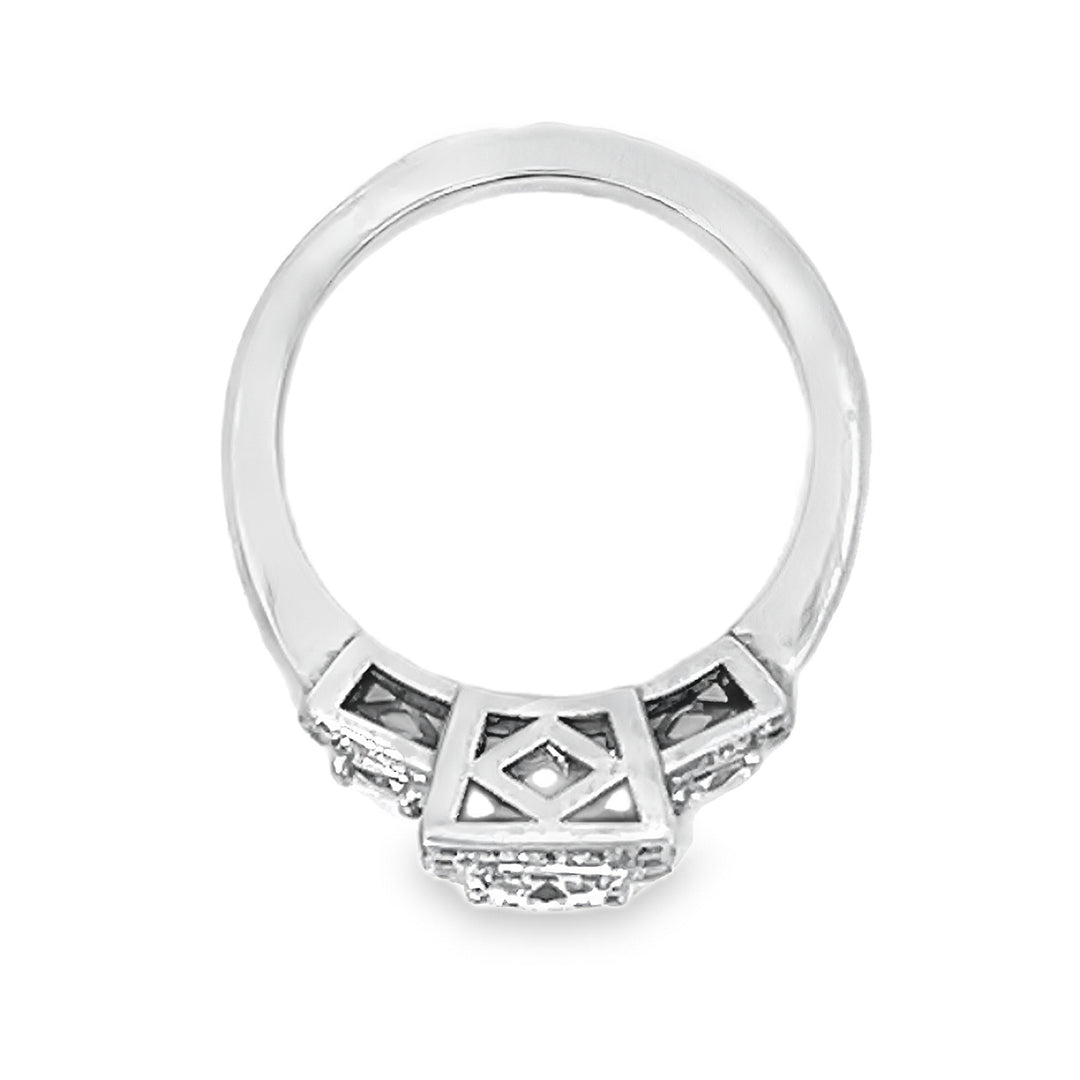 White Gold 1.45 Carat Tycoon Ring