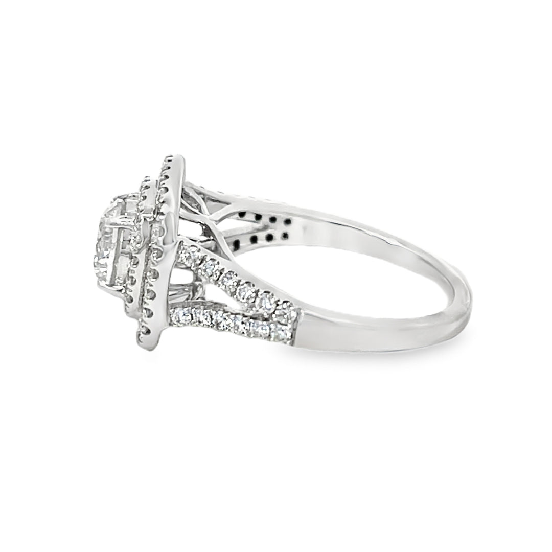White Gold 1.70ct Round Engagement Ring
