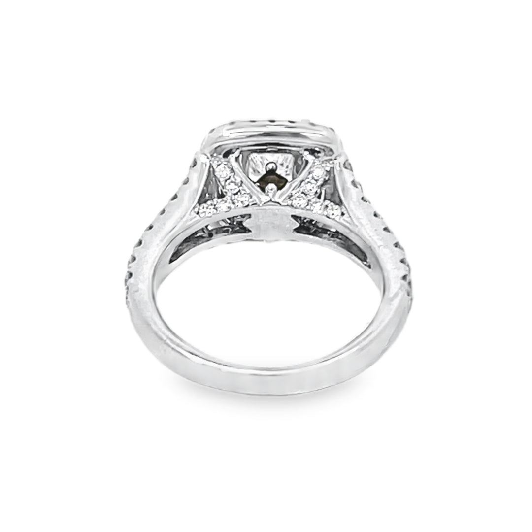 White Gold 0.96 Cart Semi Mounting
