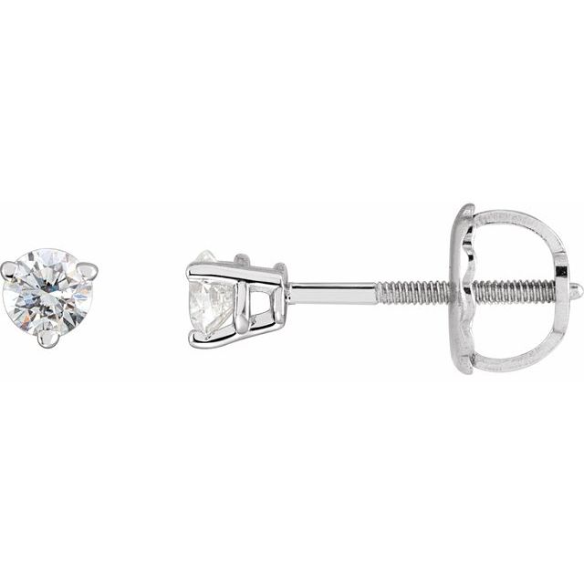 Natural Diamond Earrings - Options Available