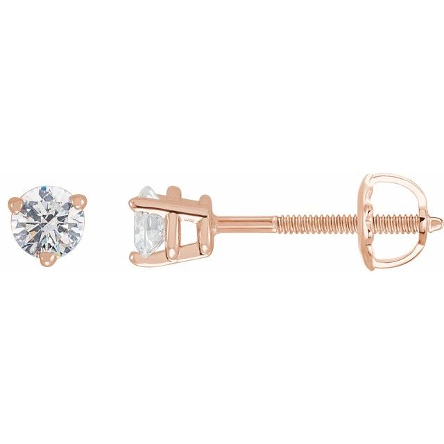 Gold, Platinum & Silver Natural Diamond Earrings - Options Available