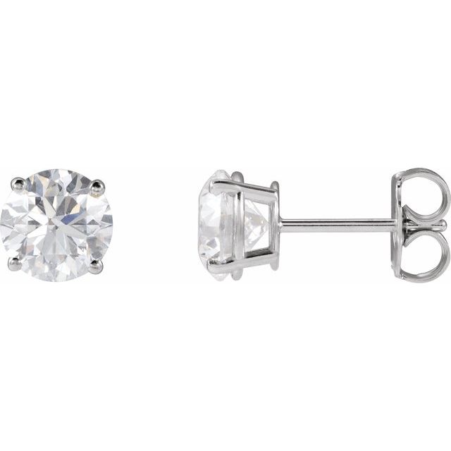 14K Gold Lab-Grown Diamond Stud Earrings - Options Available