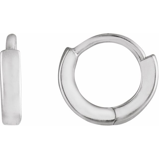 Hinged Hoop Earrings - Multiple Metal Options Available