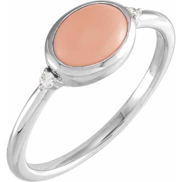 14K Gold Bezel-Set Cabochon Ring - Options Available