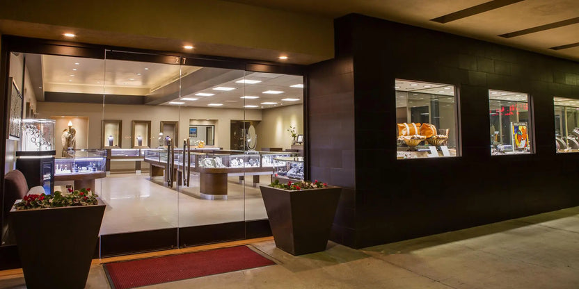 Engagement ring selection at Gabriel Fine Jewelers in Modesto