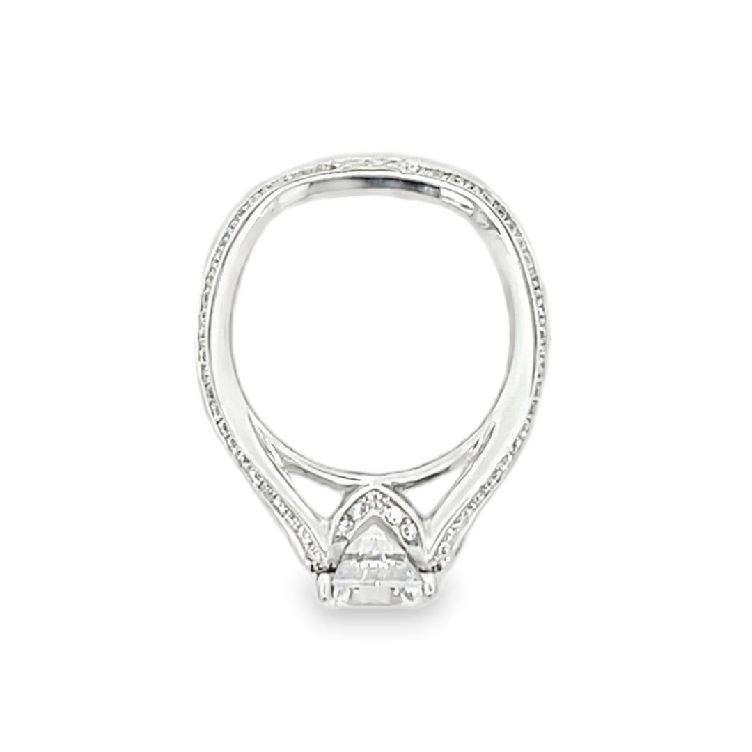 18K White Gold 1.50ct Diamond Semi Mounting Ring