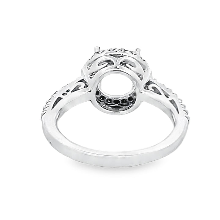 White Gold Diamond Semi Mounting 0.36 Carat