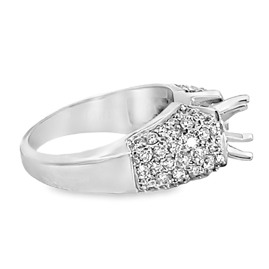Diamond Semi-Mount Engagement Ring