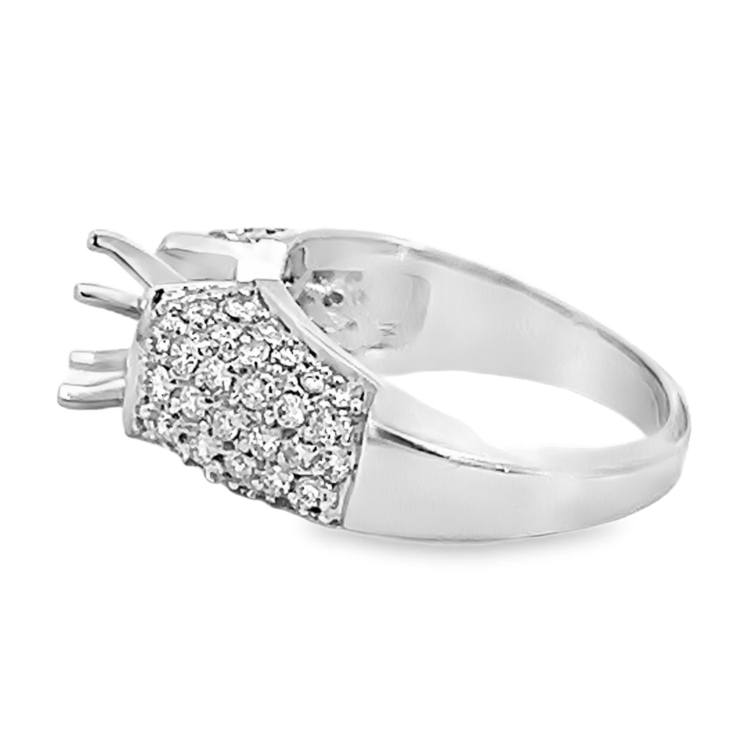 Diamond Semi-Mount Engagement Ring