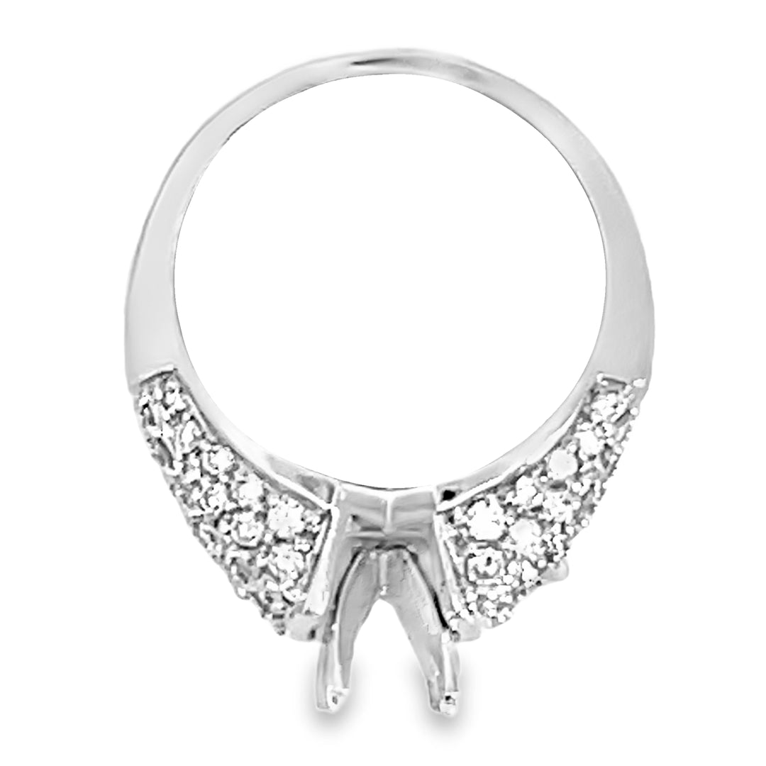 Diamond Semi-Mount Engagement Ring