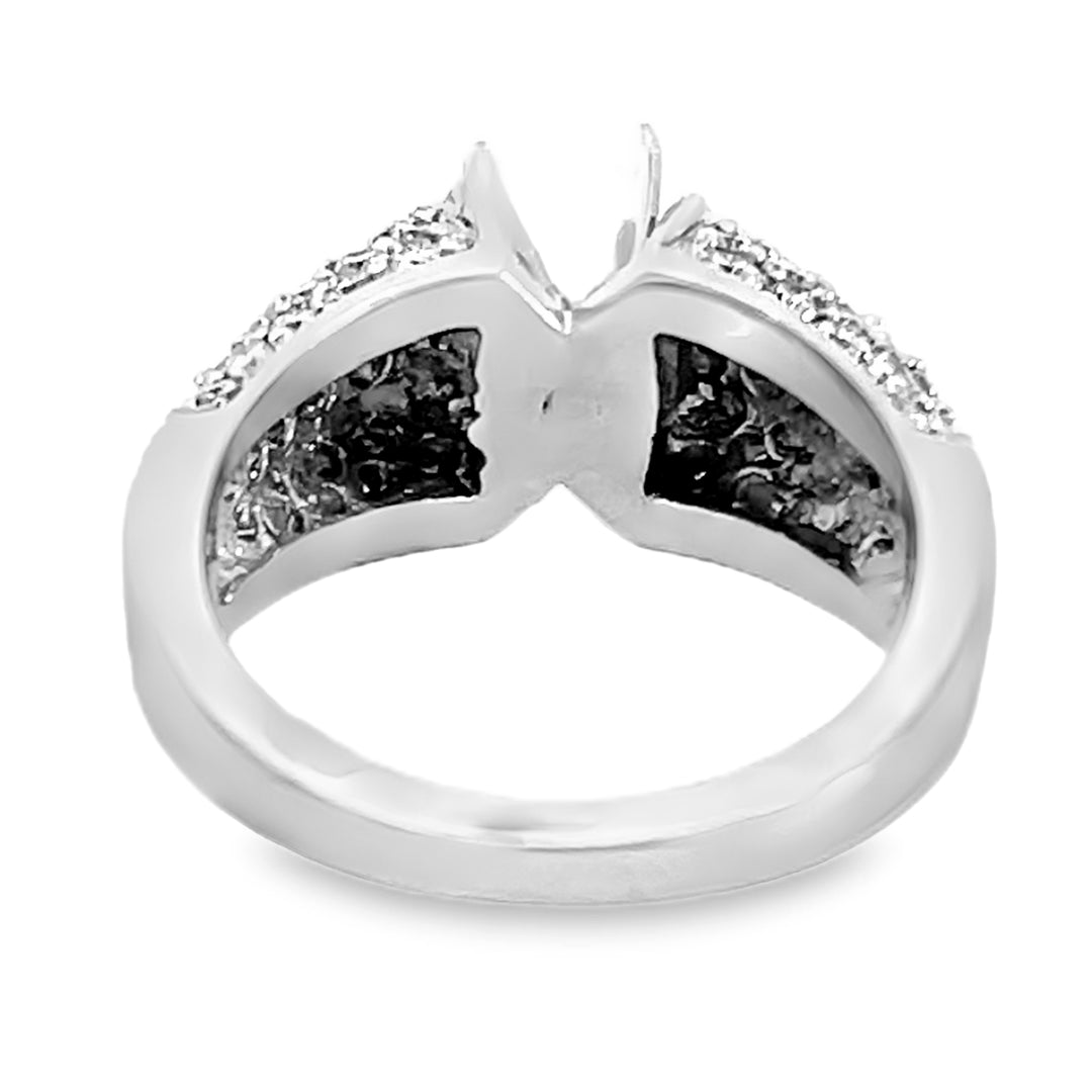 Diamond Semi-Mount Engagement Ring