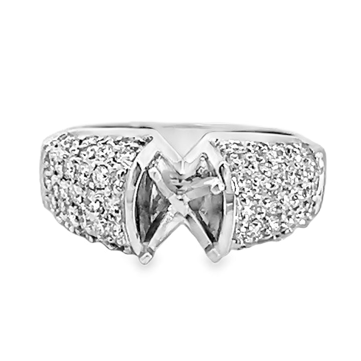 Diamond Semi-Mount Engagement Ring