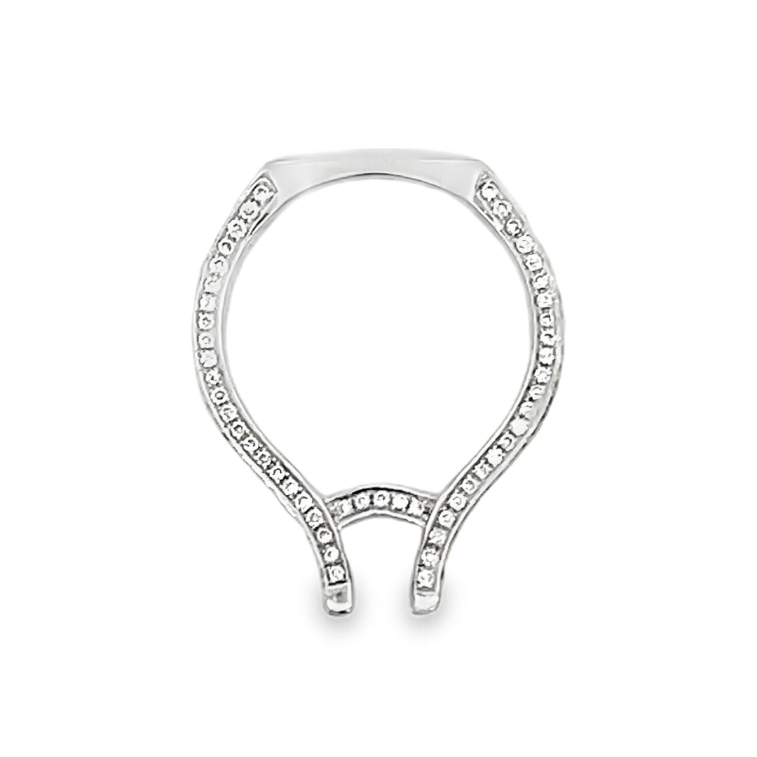 18K White Gold 1.59ct Diamond Semi Mounting Ring