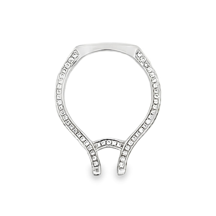 18K White Gold 1.59ct Diamond Semi Mounting Ring