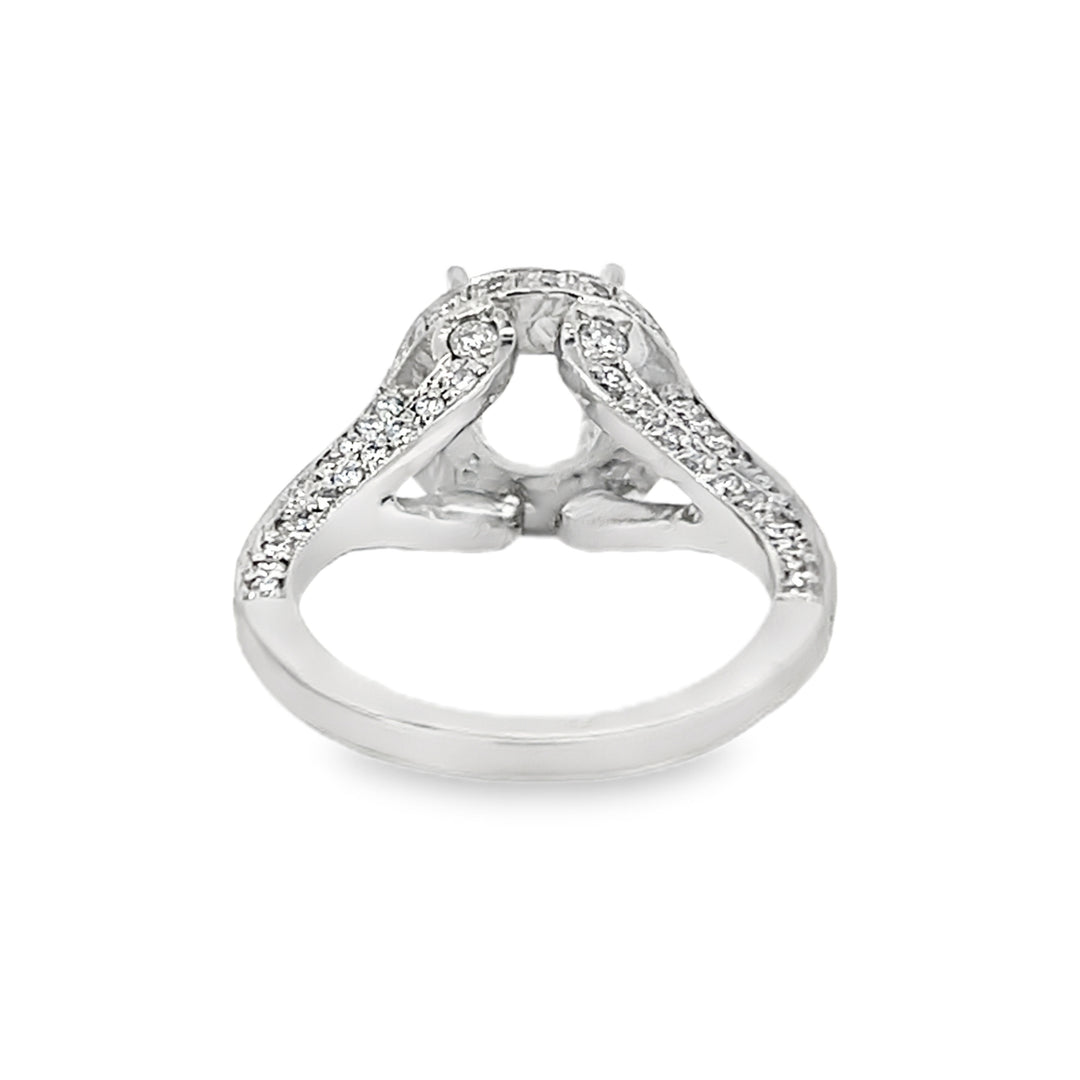 Diamond Semi-Mount Engagement Ring