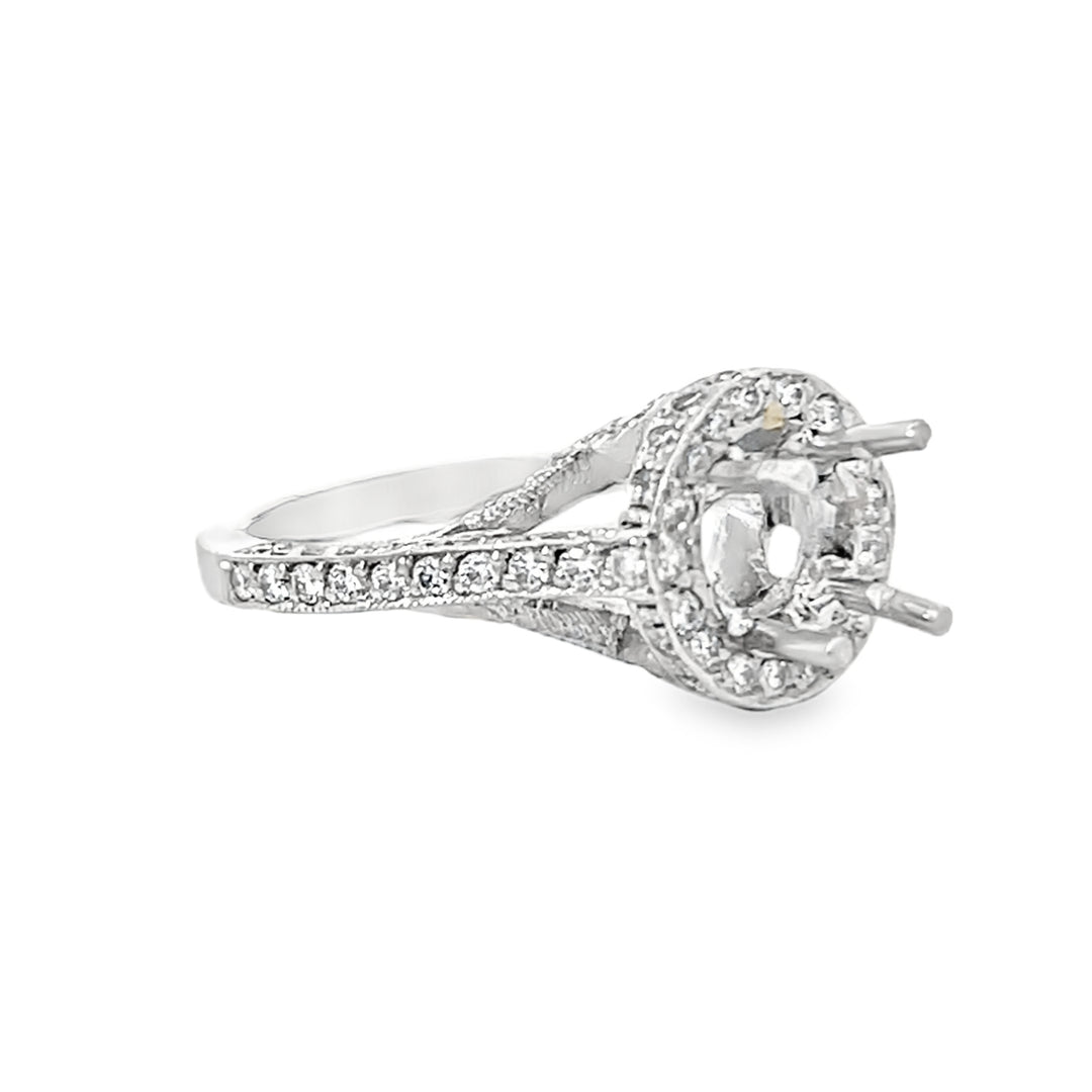 Diamond Semi-Mount Engagement Ring