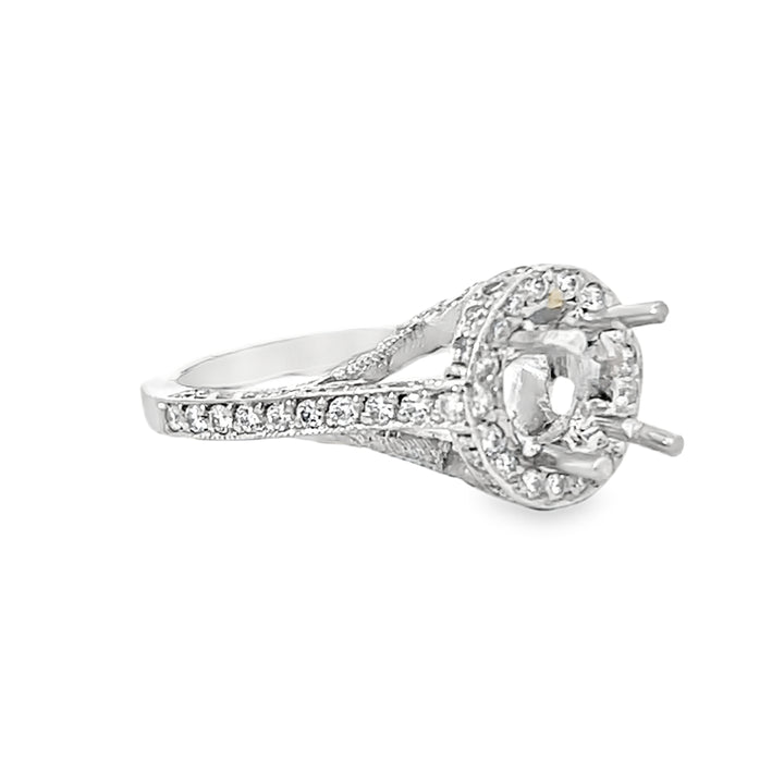 Diamond Semi-Mount Engagement Ring