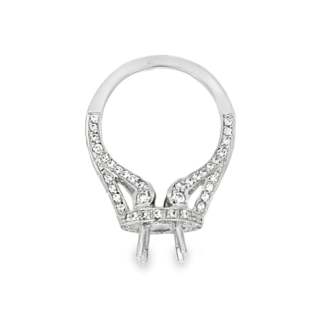 Diamond Semi-Mount Engagement Ring