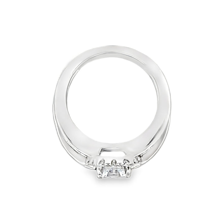 14k White Gold 0.49ct Diamond Semi Mounting Ring