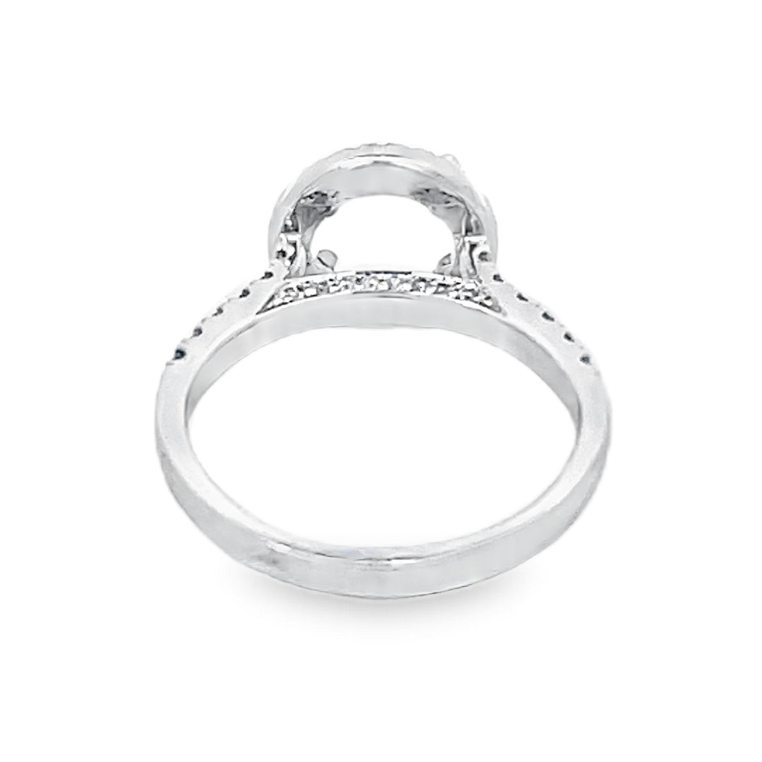 White Gold Diamond Semi Mounting 0.55 Carat