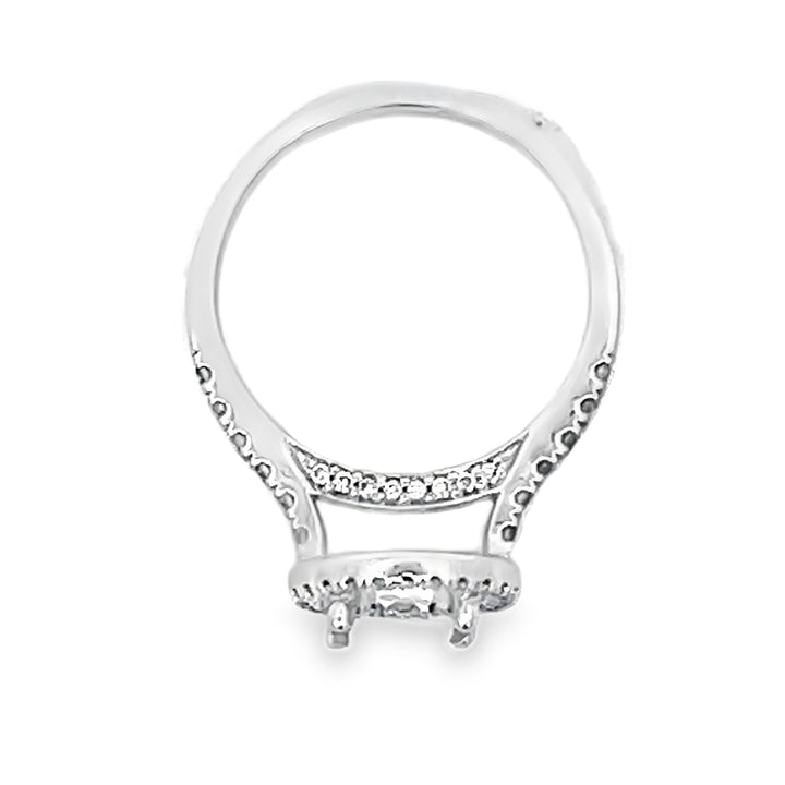 White Gold Diamond Semi Mounting 0.55 Carat