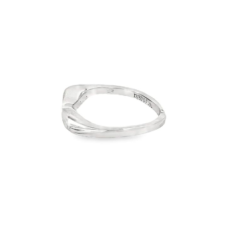 14K Two Tone 0.09ct Diamond Semi Mounting Set