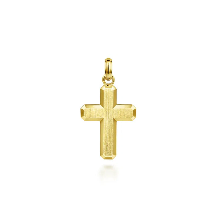 14K Yellow Gold Cross Pendant