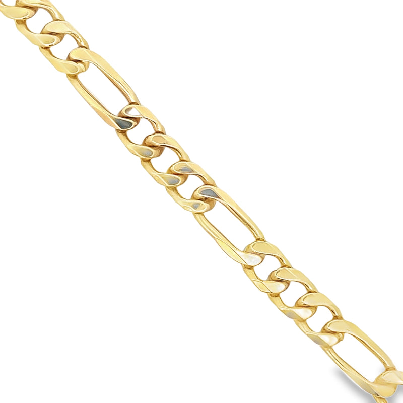 14K Yellow Gold Figaro Bracelet