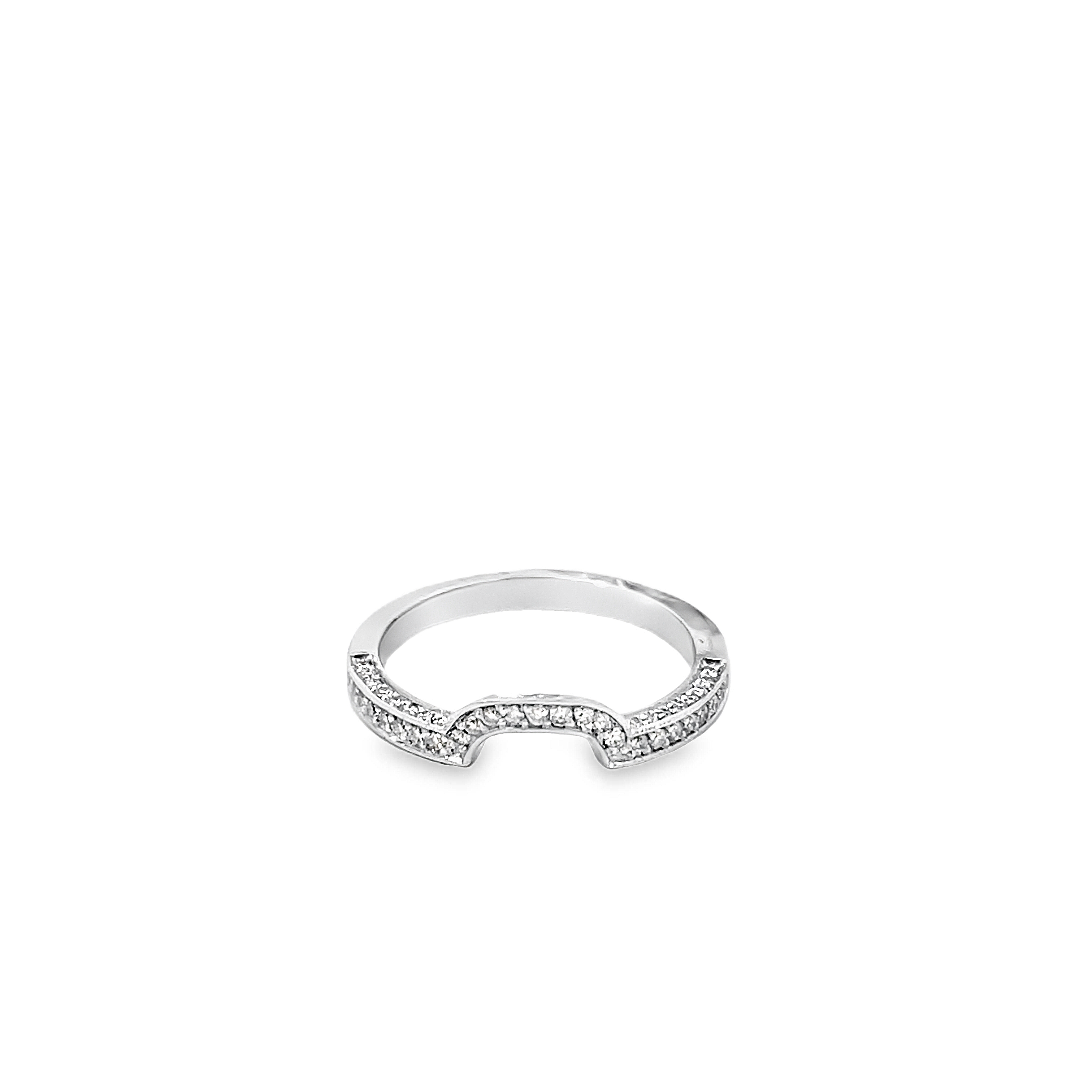 White Gold Diamond Semi Mount 1.50 Carats with Band
