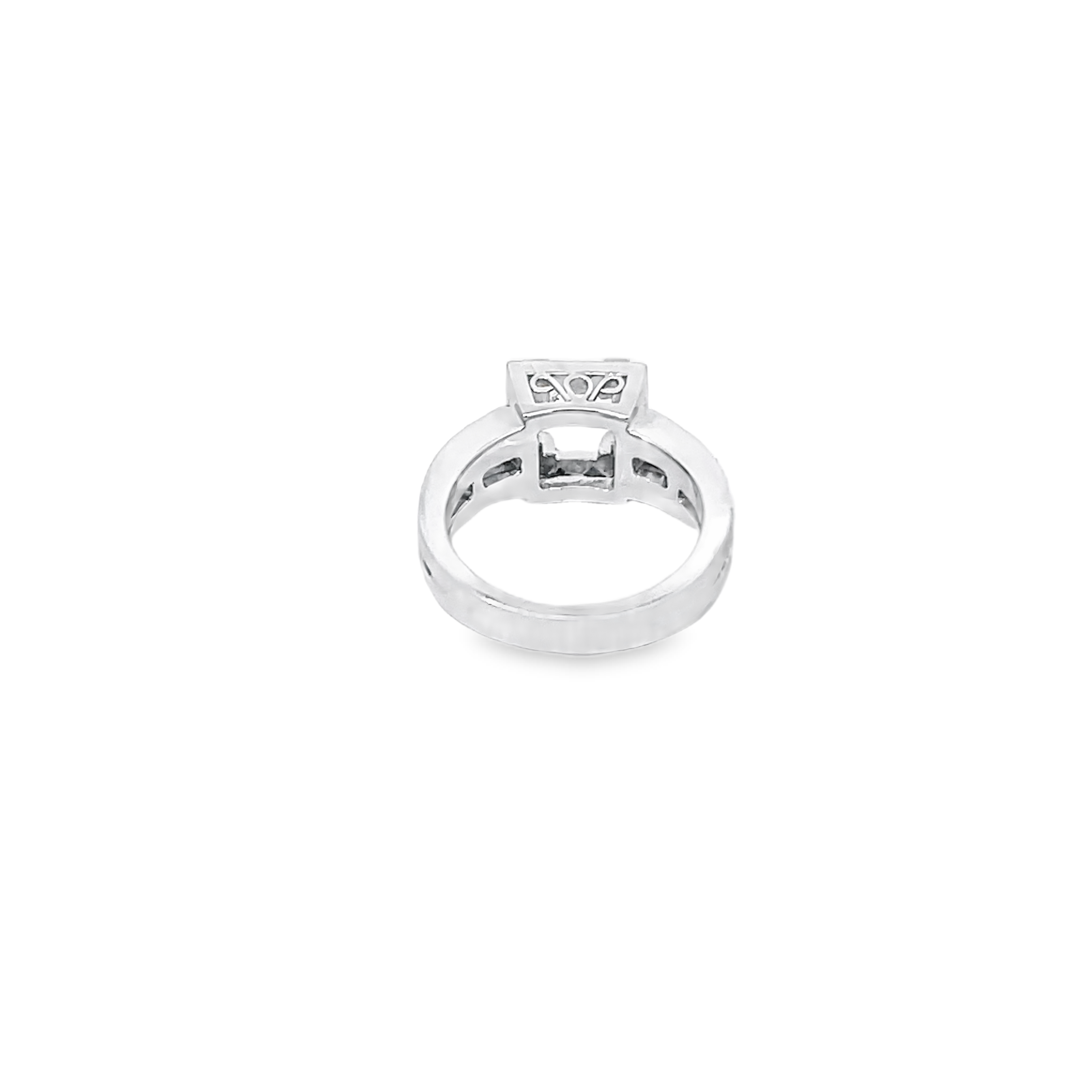 White Gold 0.96 Cart Semi Mounting