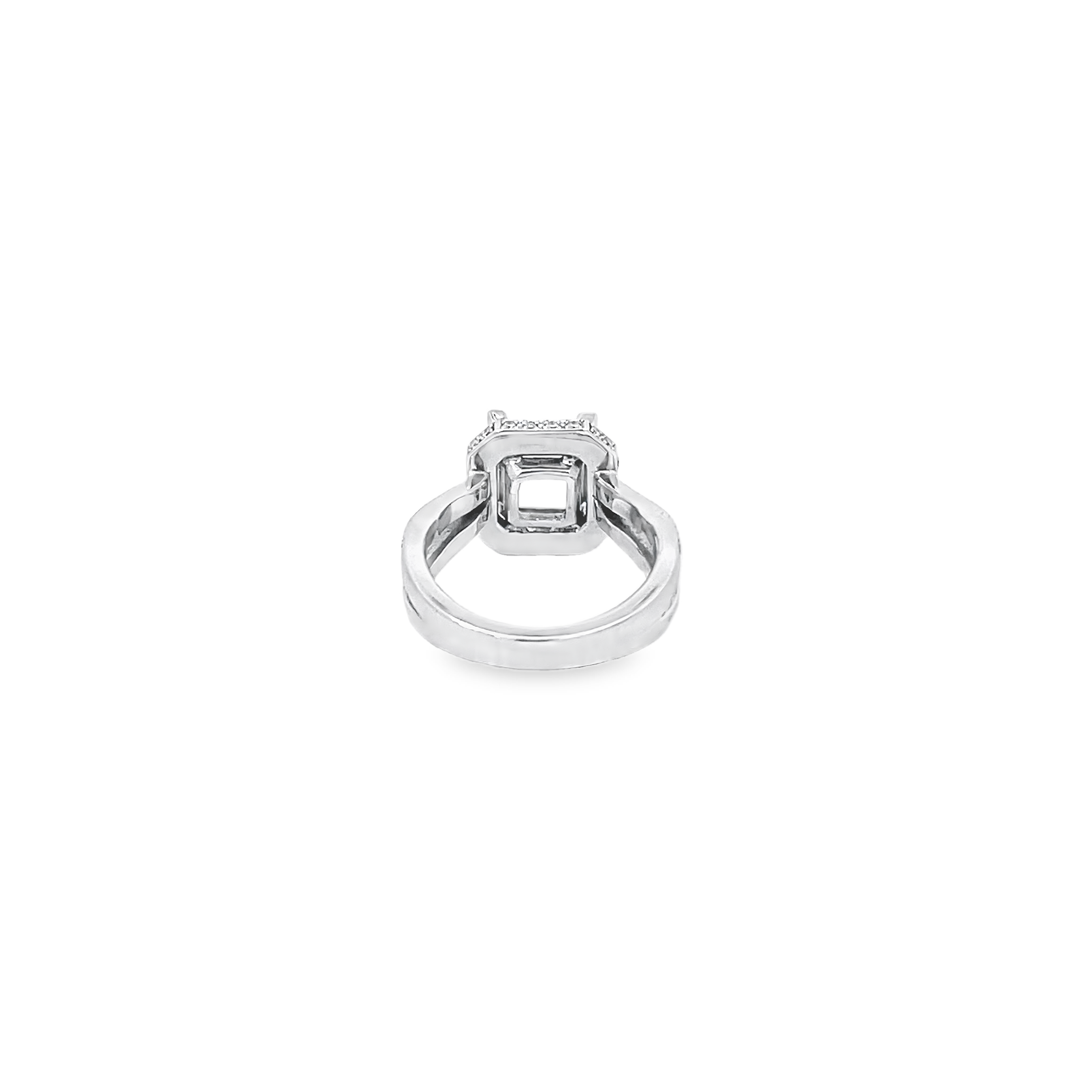 White Gold 0.75 Carat Semi Mounting