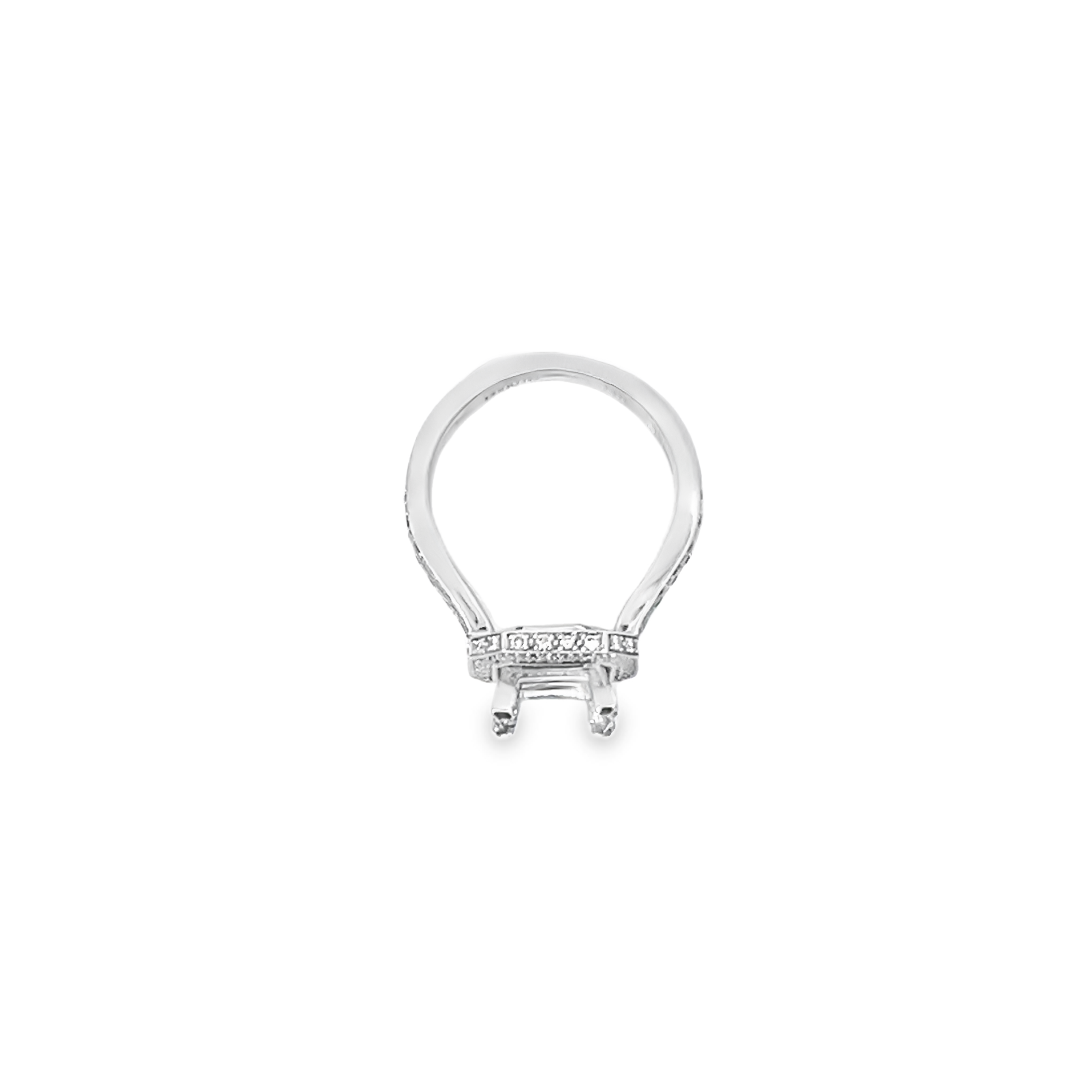 White Gold 0.75 Carat Semi Mounting