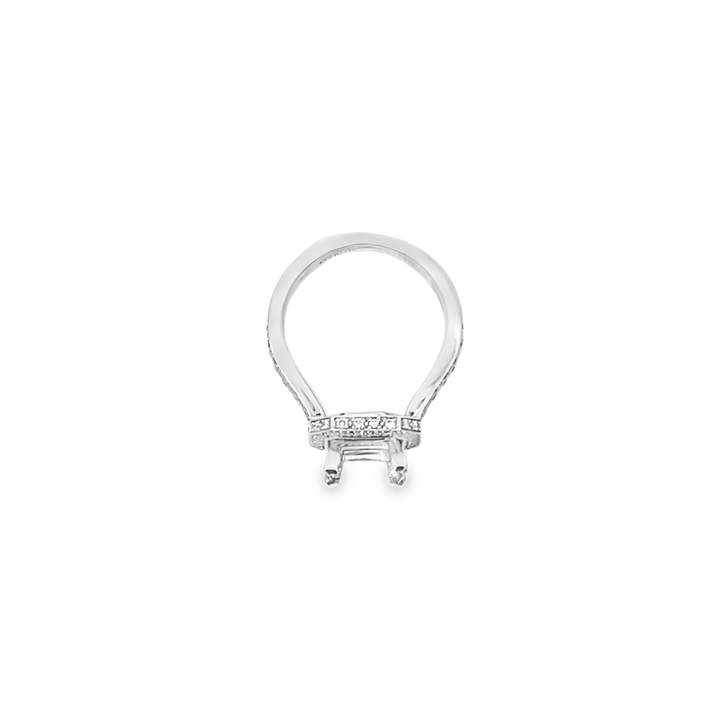 White Gold 0.75 Carat Semi Mounting