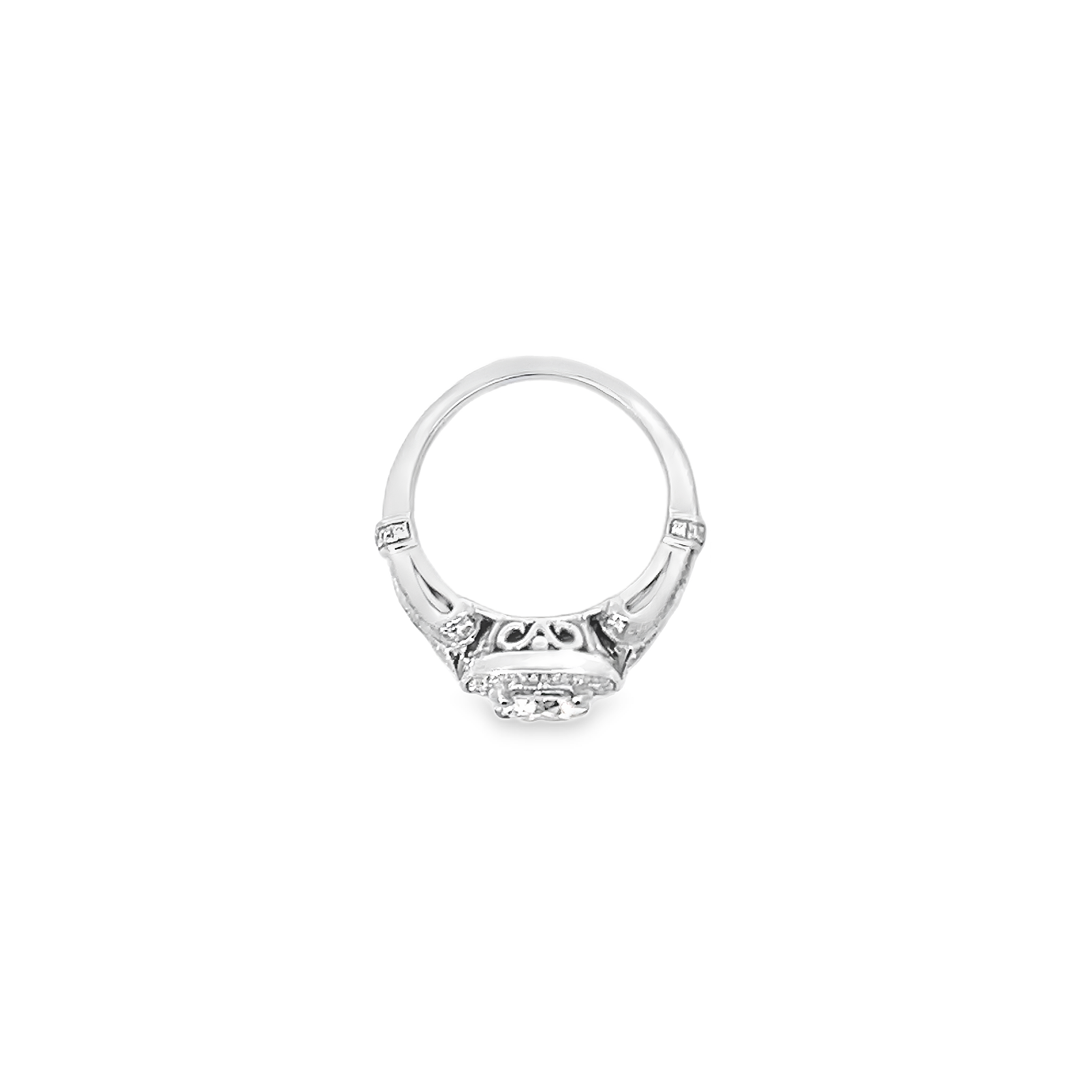 White Gold Halo Style 1.25 Carats