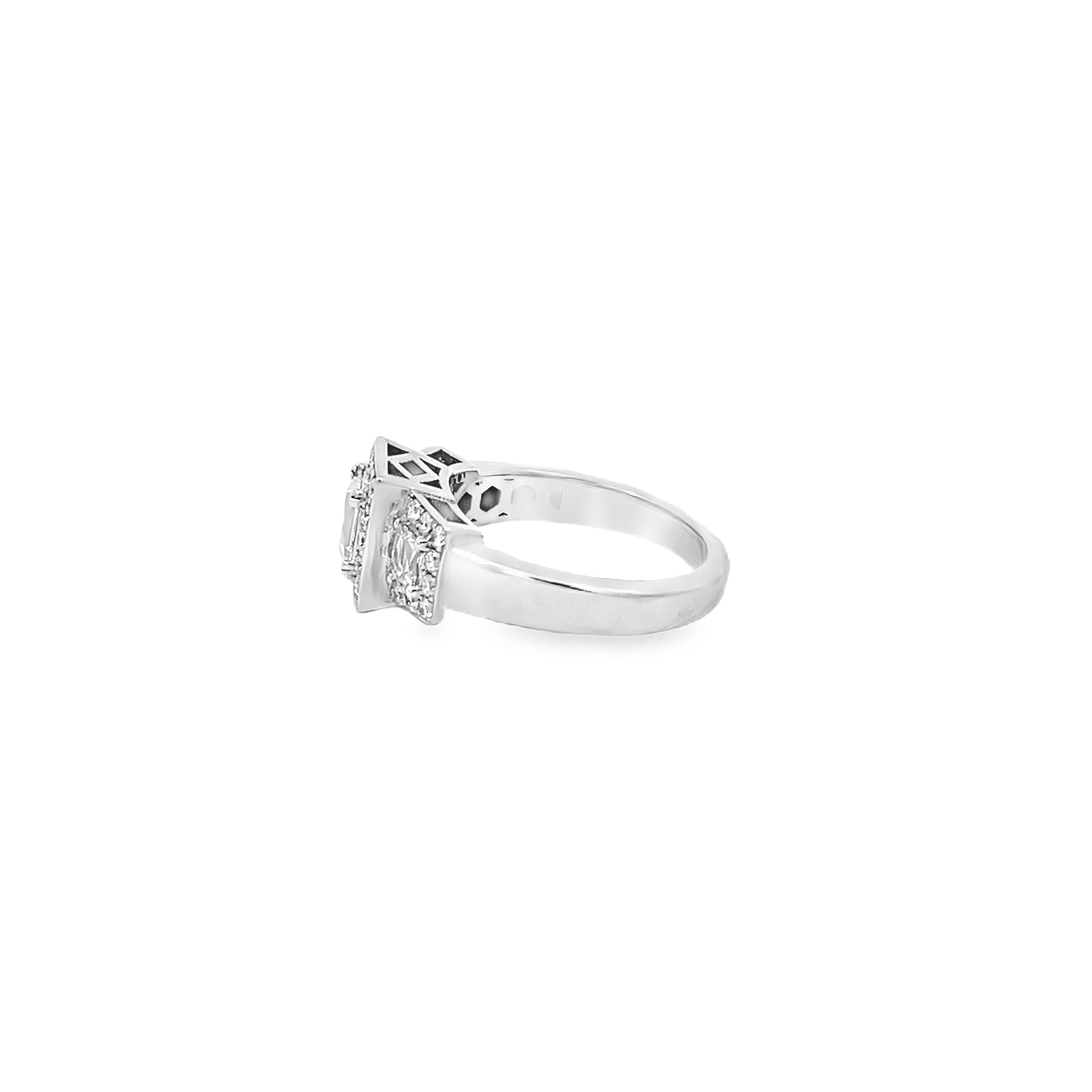 White Gold 1.45 Carat Tycoon Ring