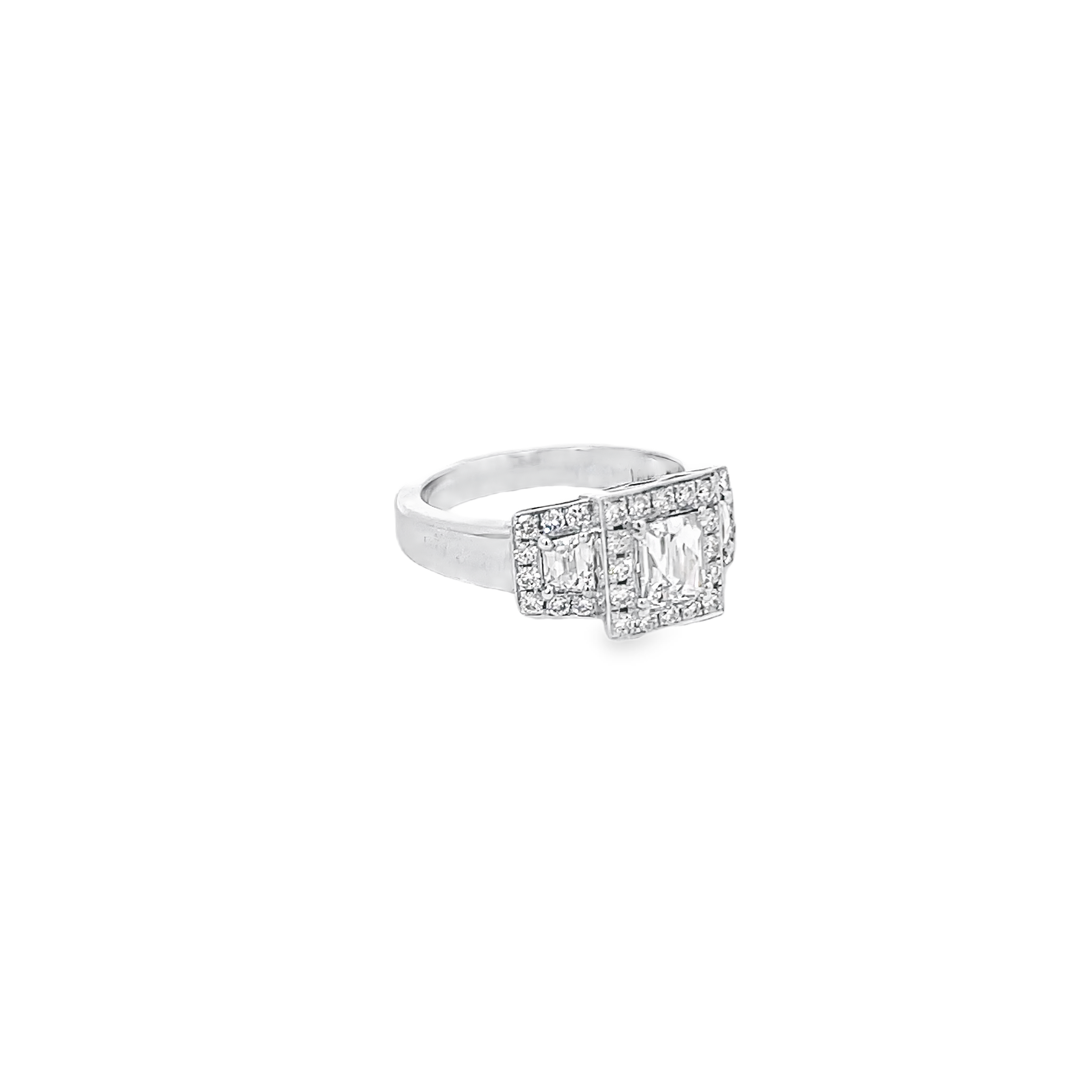 White Gold 1.45 Carat Tycoon Ring