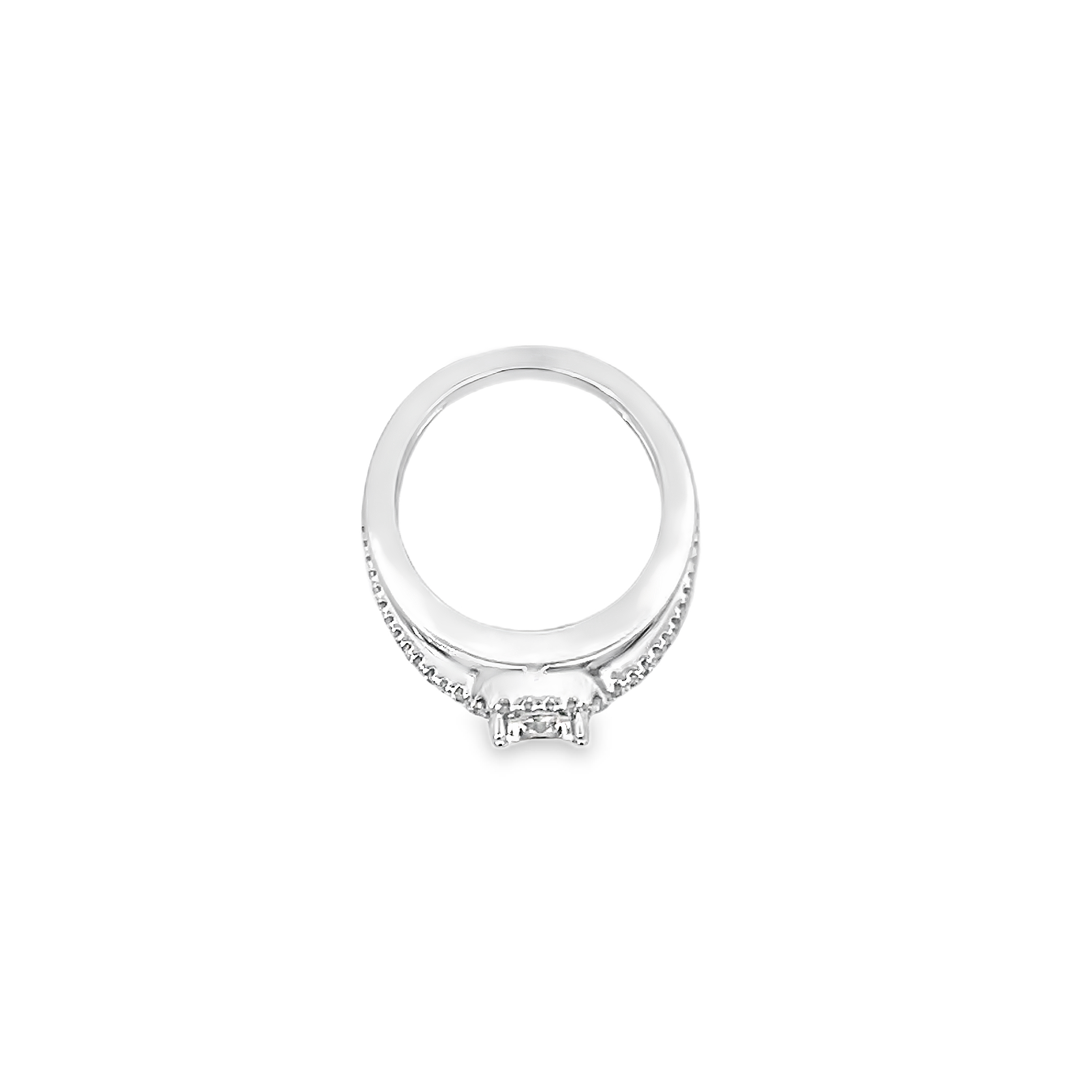 White Gold Diamond Semi Mounting 0.88 Carat
