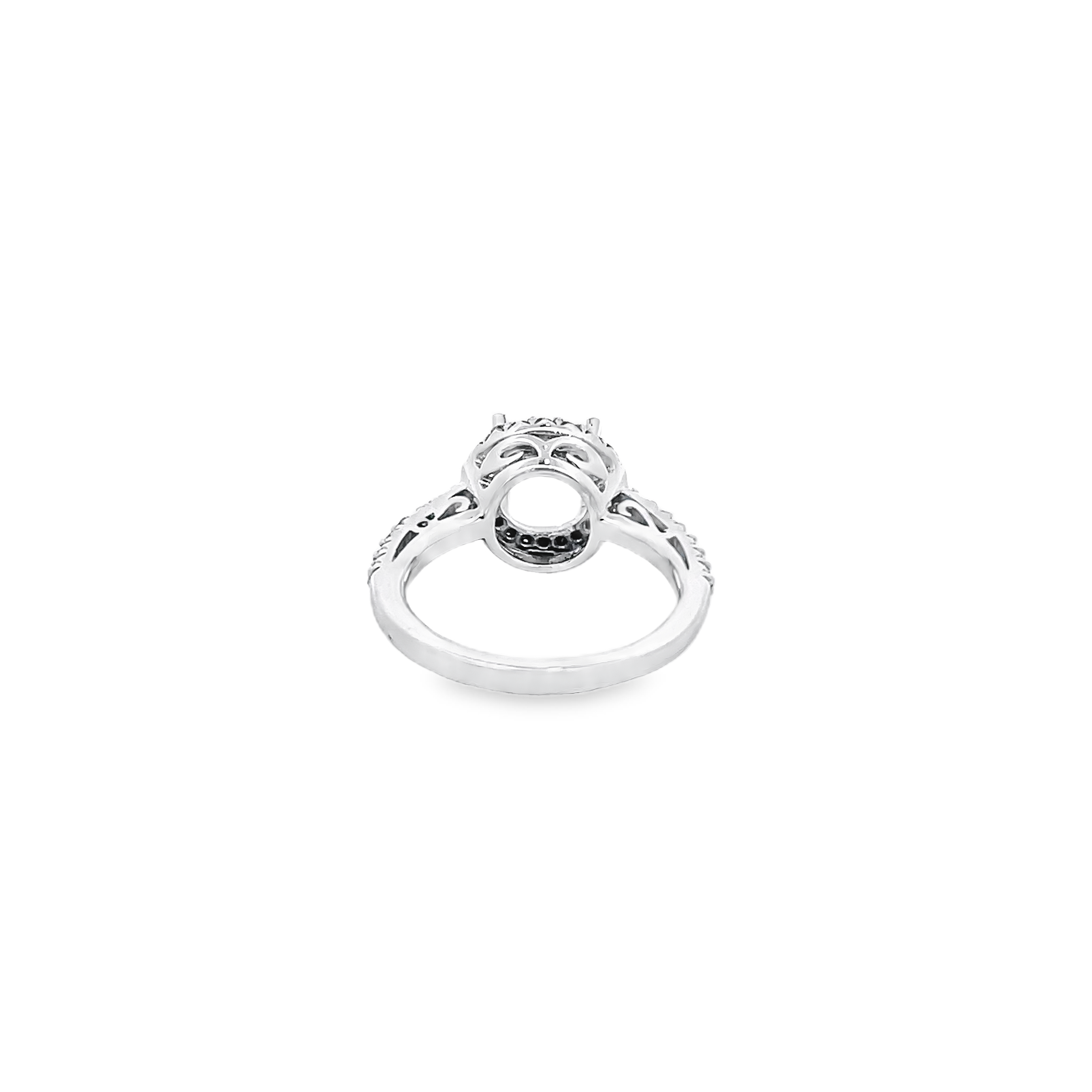White Gold Diamond Semi Mounting 0.36 Carat
