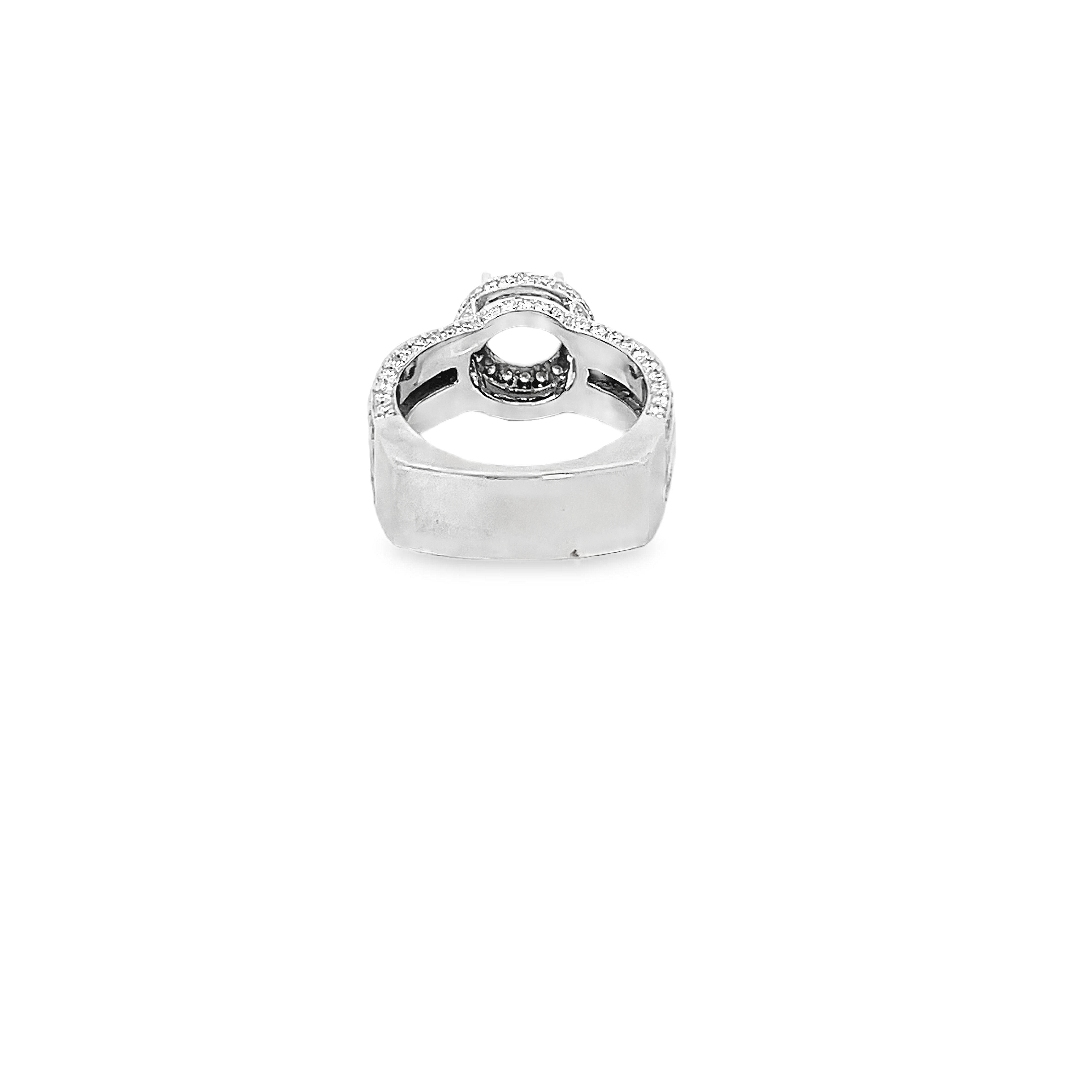 White Gold Diamond Semi Mounting 1.97 Carat