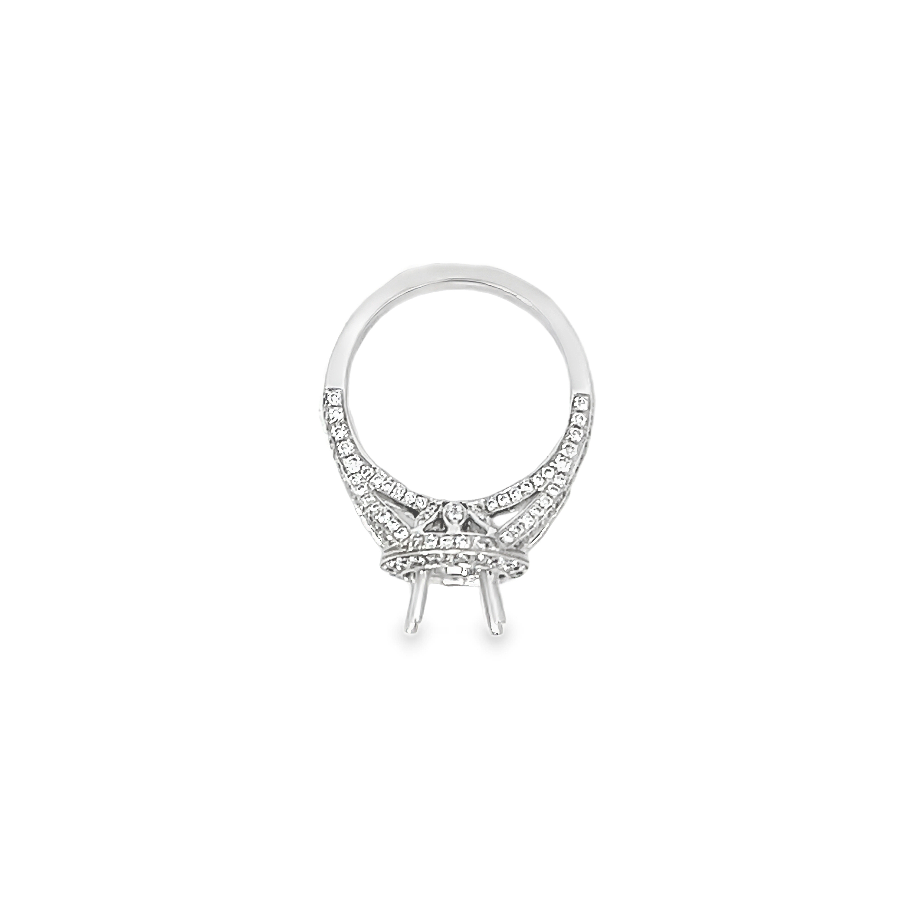 White Gold 1.35 Carat Semi Mounting