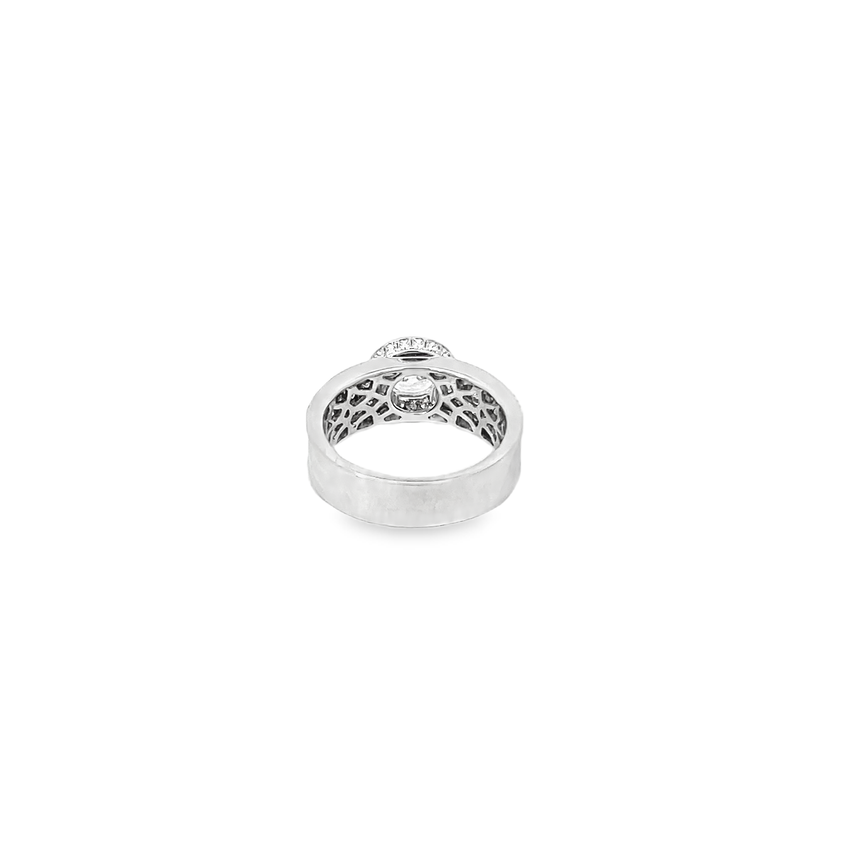 White Gold 1.34 Carat Semi Mounting
