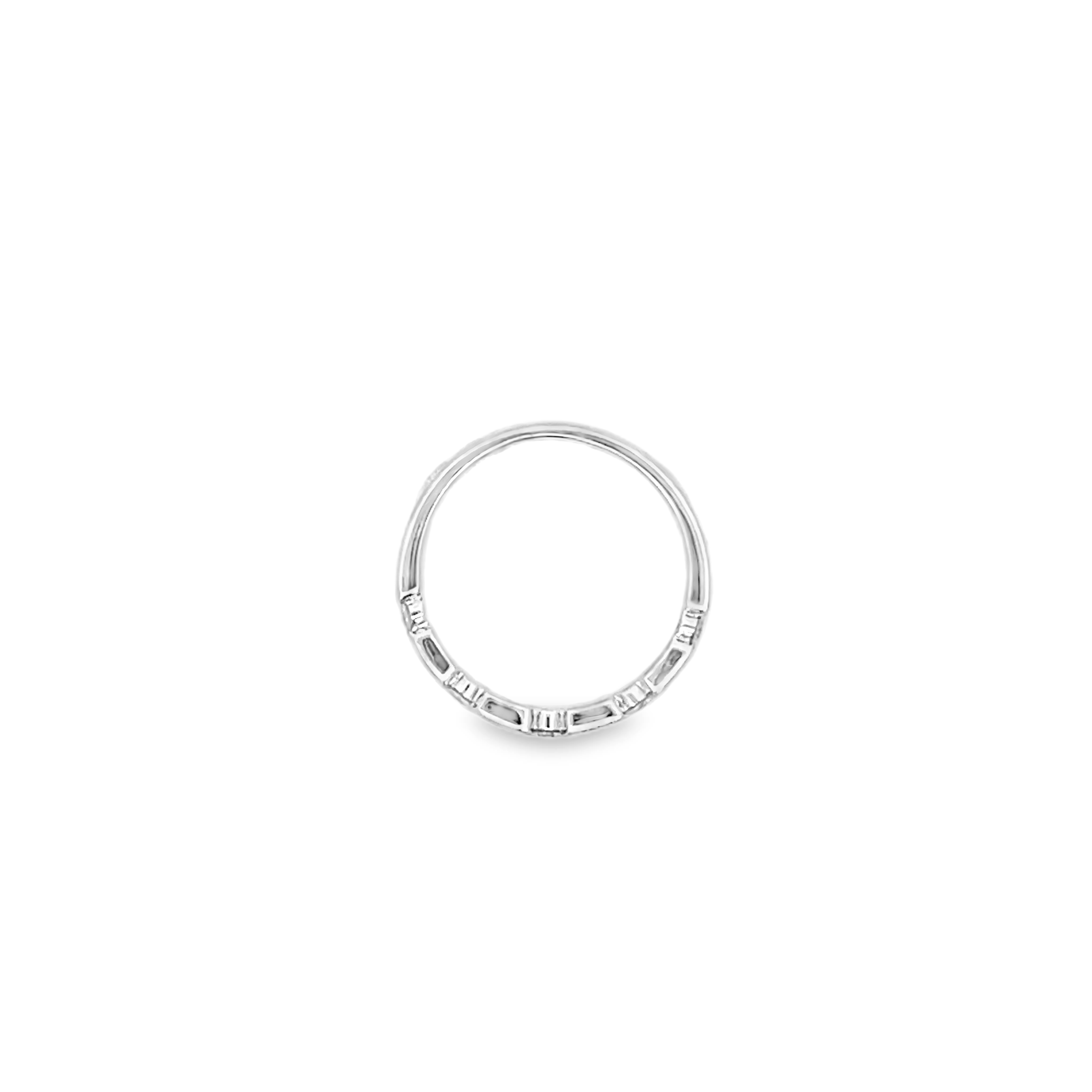 White Gold .17ctw Diamond Band