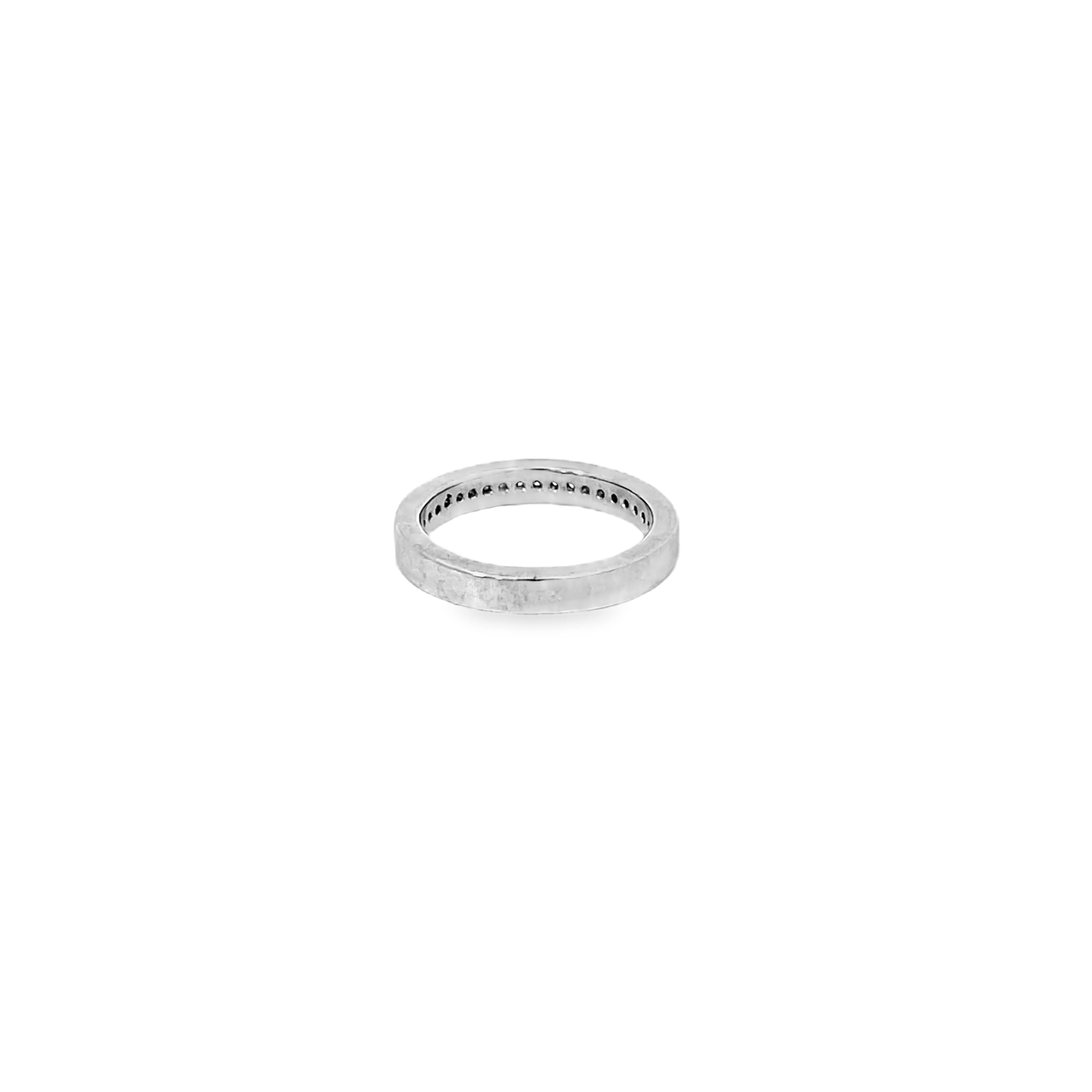 White Gold .25ctw Diamond Channel Set Band
