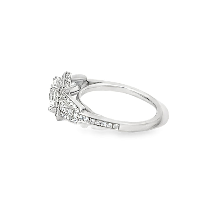 White Gold 2.24ct Round Diamond Engagement Ring